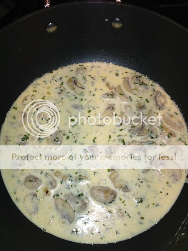 Let's Pin It! Homemade mushroom brandy cream sauce